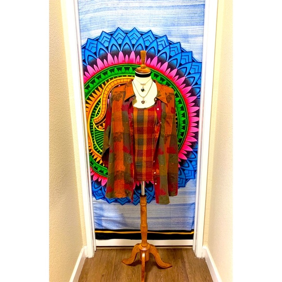 🌈 Stylish Vintage two piece top - Picture 2 of 13